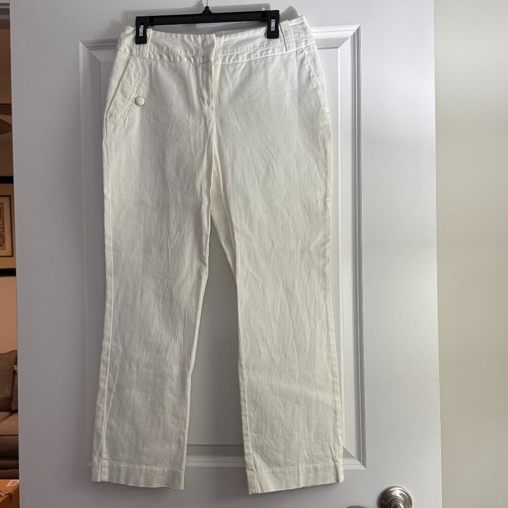 Women's White Worthington Pants